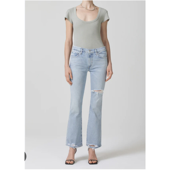 Citizens Of Humanity Denim - Citizens of Humanity Emannuelle Slim Boot High Waist Jeans 29 Meadow